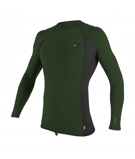 O'NEILL MENS RASHGUARD PREMIUM SKINS L/S dark olive