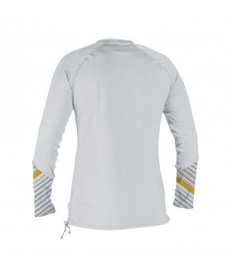 O'NEILL WMNS RASHGUARD Front Zip L/S Sun Shirt white/mika