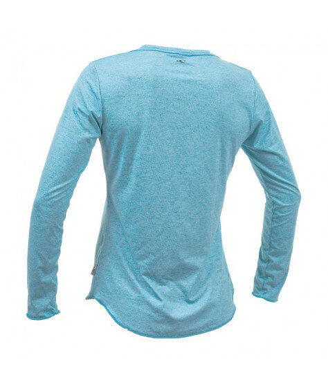 O'NEILL Womens RASHGUARD HYBRID L/S V-Neck Sun Shirt turquoise