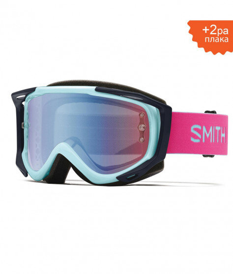 SMITH FUEL V2 Iceberg Peony | S2 BLUE Sensor Mirror