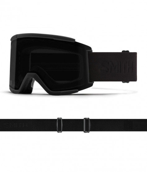 SMITH SQUAD XL blackout 2021 | S3 CHROMAPOP Sun Black Mirror