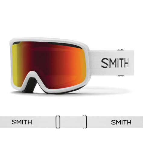 SMITH FRONTIER white | S3 RED SOL-X Mirror