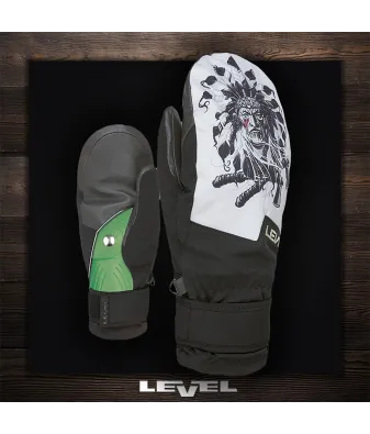Level Space Mitt Beige | Ски ръкавици с един пръст