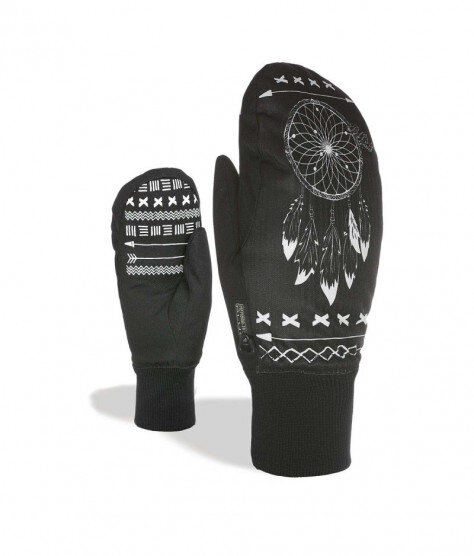 LEVEL BLISS CORAL MITT black-white | Ски / Сноуборд ръкавици