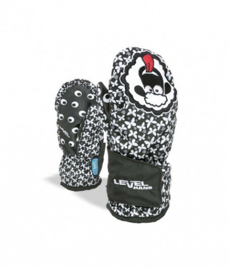 LEVEL ANIMAL MITT pk white...