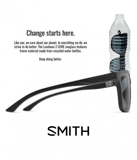 SMITH SHOUTOUT CORE MATTE BLACK Polarized Gray