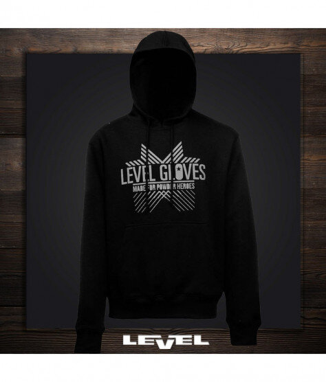 Level Hoodie Black | Суитшърт с качулка – TrueRiders