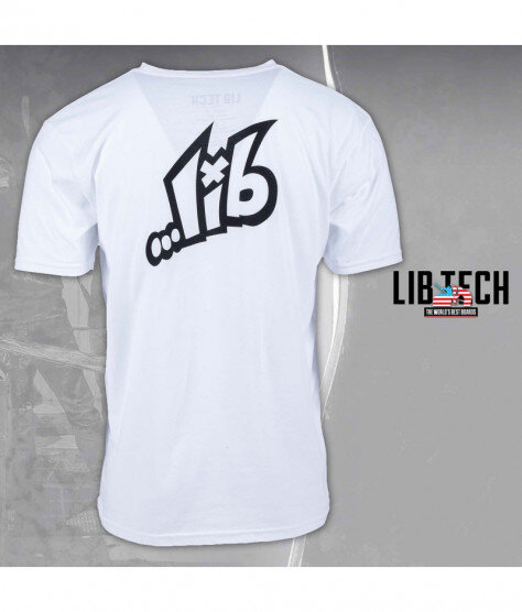 Lib Tech LIB White | Тениска
