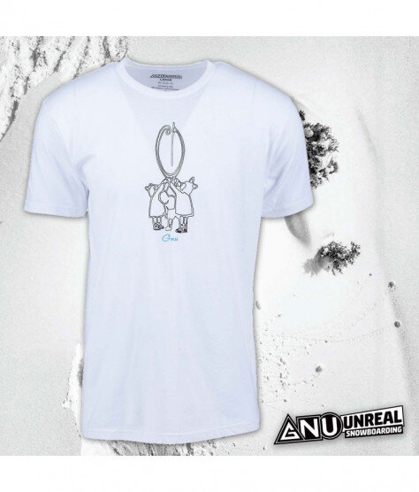 GNU UNREAL G TEE WHITE