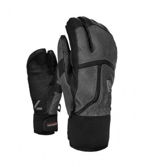 LEVEL OFF PISTE LEATHER TRIGGER Anthracite | Ски / Сноуборд ръкавици