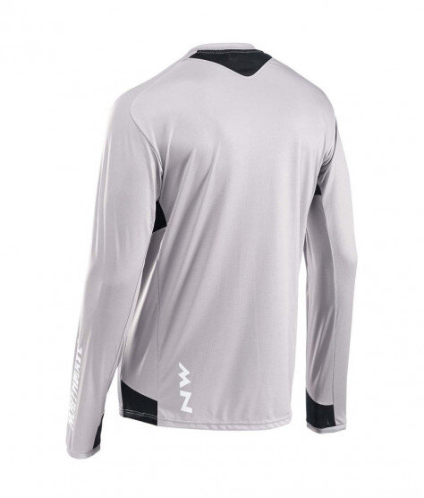 NORTHWAVE EDGE MAN JERSEY LONG SLEEVE dove gray/ora
