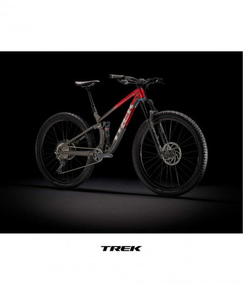 TREK FUEL EX 8 XT Rage Red to Dnister Black Fade