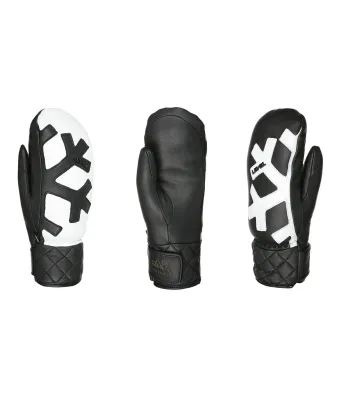 Level Coco Mitt Black-White | Дамски ски ръкавици