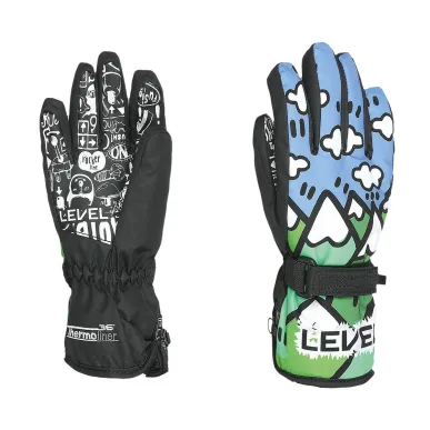 Level Junior Ninja Green - Kids' Ski Gloves