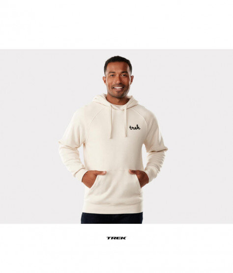 Trek Chain Stitch Unisex Hoodie Cream | Суитчър