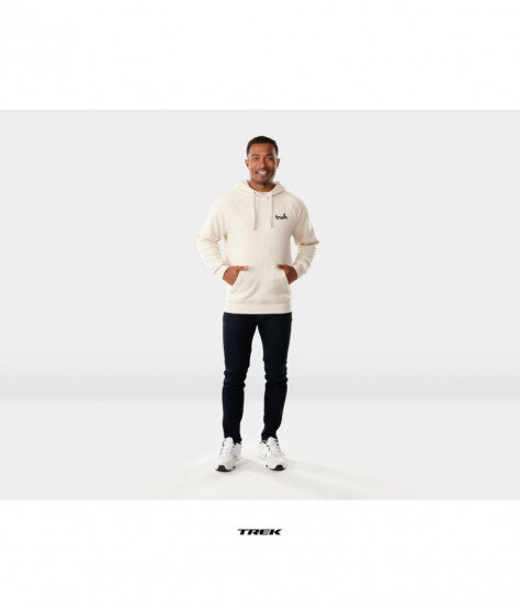 Trek Chain Stitch Unisex Hoodie Cream | Суитчър