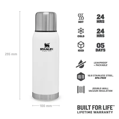 Stanley Stainless Steel Vacuum 1.0L 1.1QT Polar | Термос Stanley Stainless Steel Vacuum 1.0L 1.1QT Polar | Термос