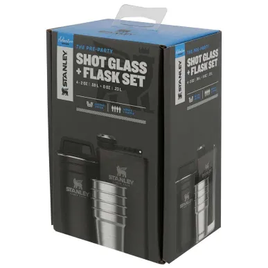 Stanley Pre-Party Shotglass + Flask Pebble | Термос