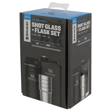 Stanley Pre-Party Shotglass + Flask Pebble | Термос
