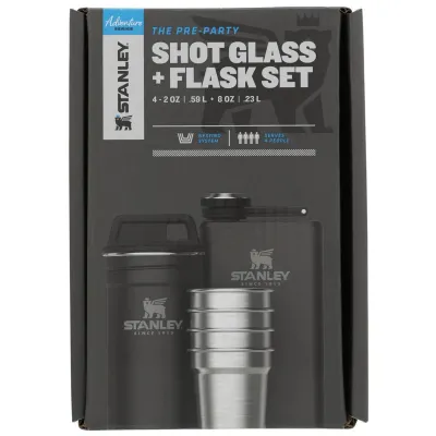 Stanley Pre-Party Shotglass + Flask Pebble | Термос Stanley Pre-Party Shotglass + Flask Pebble | Термос