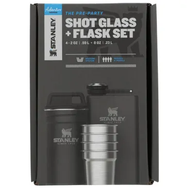 Stanley Pre-Party Shotglass + Flask Pebble | Термос