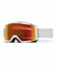 SMITH SHOWCASE OTG white vapor | S2 CHROMAPOP Everyday Red Mirror | ski & snowboard google