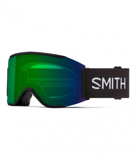 SMITH SQUAD MAG black | S2 CHROMAPOP Everyday Green Mirror | ски & сноуборд маска