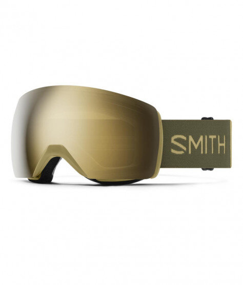 SMITH SKYLINE XL sandstorm | S3 CHROMAPOP Sun Gold Mirror | ски & сноуборд маска