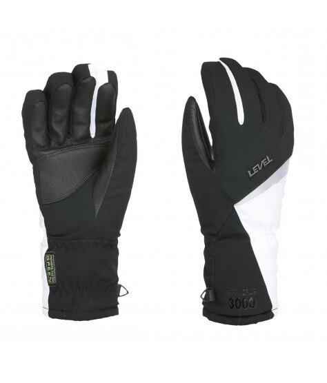 Level Alpine Black-White | Дамски ски ръкавици – TrueRiders