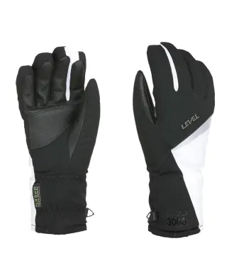Level Alpine Black-White | Дамски ски ръкавици – TrueRiders