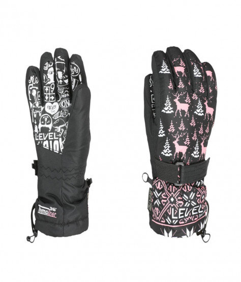 Level Junior Ninja Pink | Детски ски ръкавици – TrueRiders