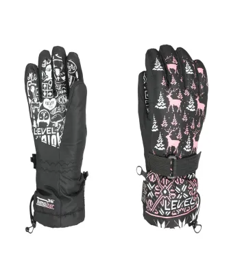 Level Junior Ninja Pink | Детски ски ръкавици – TrueRiders