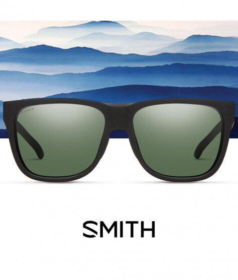 Smith Lowdown 2 ChromaPop Polarized Matte Black Green | Слънчеви очила