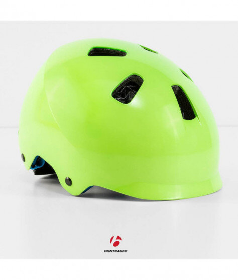 BONTRAGER JET WaveCel Child Vis Green/Royal | Детска каска за колело