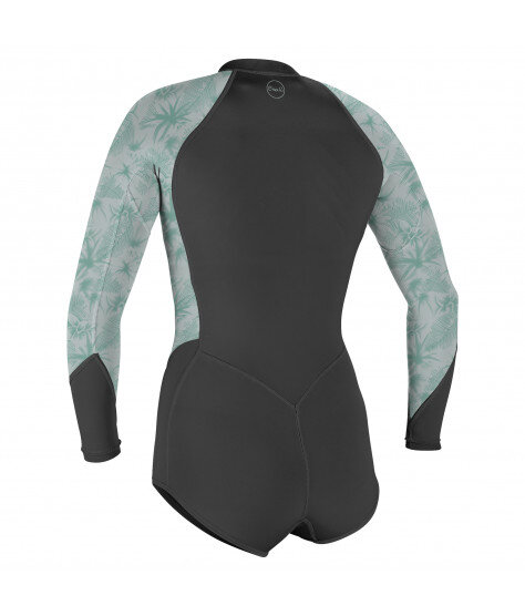 O'NEILL Wms BAHIA 2/1 Front Zip L/S Short Spring - graf/miragetrop/miragetrop