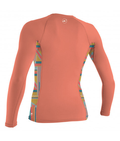 Детска блуза за момиче с UV защита O'NEILL GIRLS Premium skins L/S Brntcrl/artageo/infinity