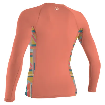 Детска блуза за момиче с UV защита O'NEILL GIRLS Premium skins L/S Brntcrl/artageo/infinity