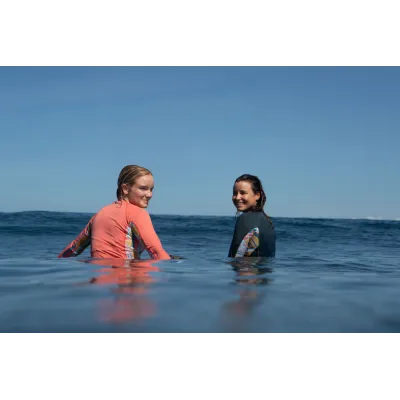 Детска блуза за момиче с UV защита O'NEILL GIRLS Premium skins L/S Brntcrl/artageo/infinity