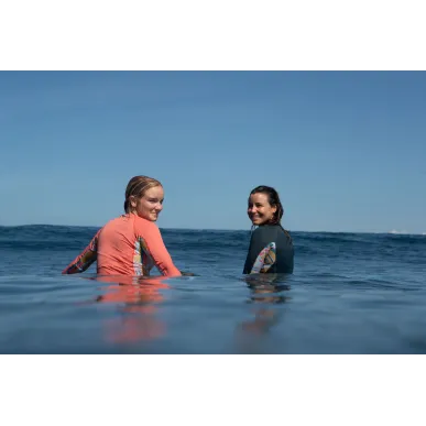 O'Neill Girls Premium Skins L/S - Раш Гард с Дълъг Ръкав за Момичета