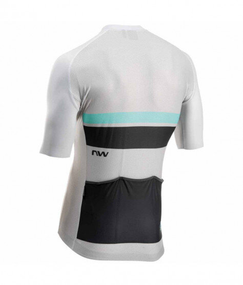 NORTHWAVE BLADE AIR 2 light grey | Мъжко шосейно/ХС джърси с къс ръкав за колелоездене
