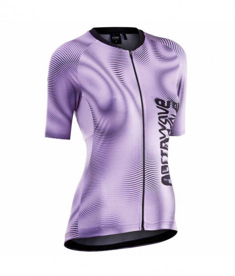 NORTHWAVE BOMB DOPPLER lilac/black | Дамско шосейно/ХС джърси с къс ръкав за колелоездене