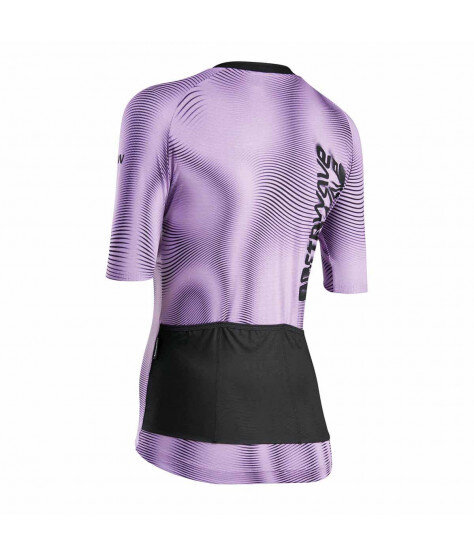 NORTHWAVE BOMB DOPPLER lilac/black | Дамско шосейно/ХС джърси с къс ръкав за колелоездене