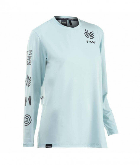 NORTHWAVE XTRAIL blue surf | Дамско МТБ джърси с дълъг ръкав за колелоездене