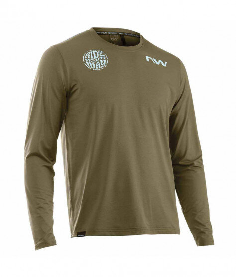 NORTHWAVE XTRAIL 2 forest green | Мъжко МТБ джърси с дълъг ръкав за колелоездене