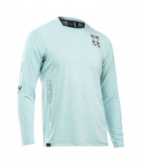 NORTHWAVE BOMB blue surf | Мъжко МТБ джърси с дълъг ръкав за колелоездене