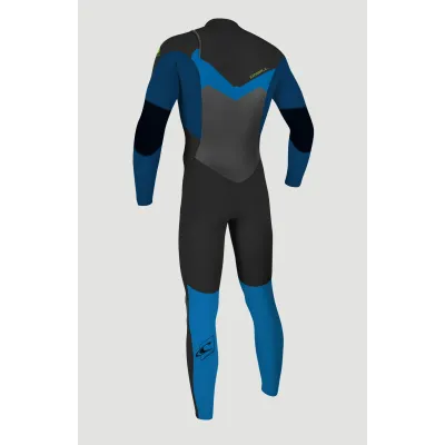 Детски неопренов костюм O'NEILL Youth epic 3/2 chest zip full, black & blue