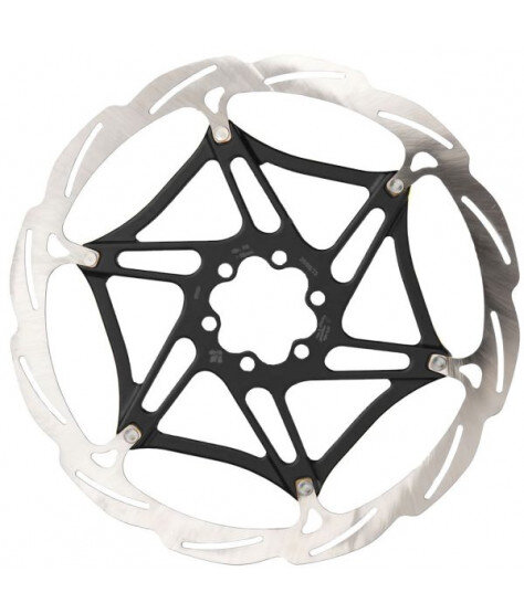 FORMULA 2 PIECES DISC WITH BLACK INTERNAL 6-BOLT - 203MM