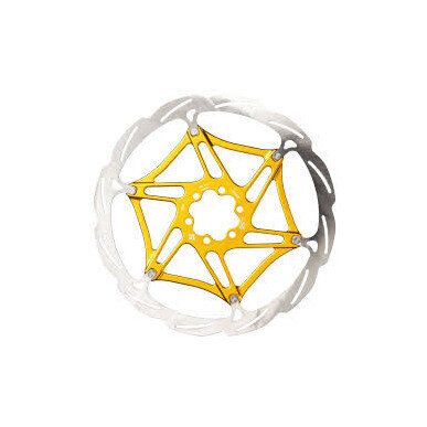 FORMULA 2 PIECES DISC WITH BLACK INTERNAL 6-BOLT - 180MM