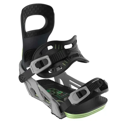 Bent Metal Joint Grey/Green 2025 - Men's Snowboard Bindings