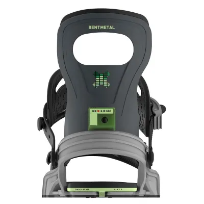 Bent Metal Joint Grey/Green 2025 - Men's Snowboard Bindings
